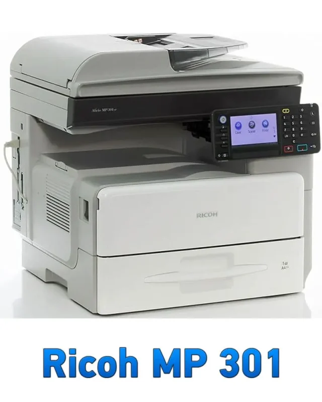 ماكينة تصوير ريكو Ricoh MP 301 استيراد الخارج بحالة الزيرو بالضمان في مصر